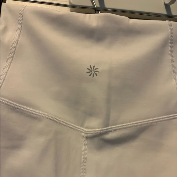 NWT Athleta High-Rise Elation White Capri Leggings, Size XL - Picture 9 of 11